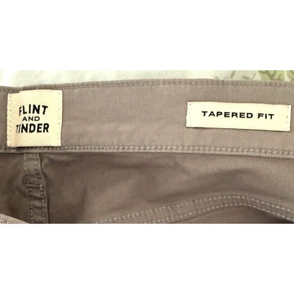 Flint and Tinder Gray Tapered Fit Straight Leg Pants Men’s Size 33 X 30 - Picture 7 of 10